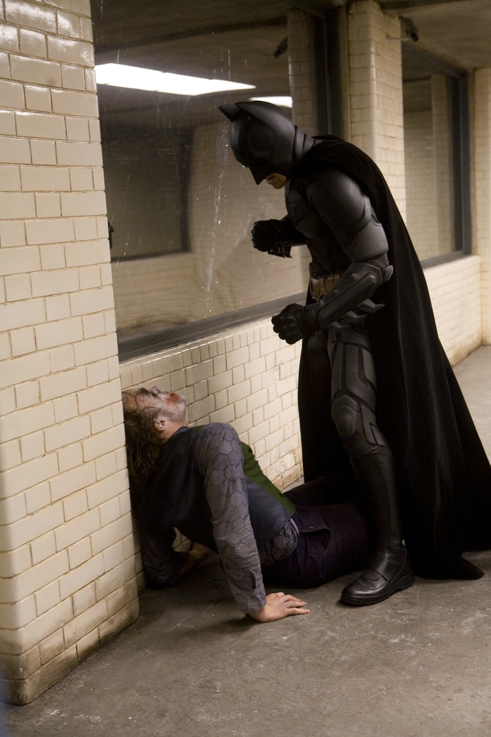 dark knight interrogation scene