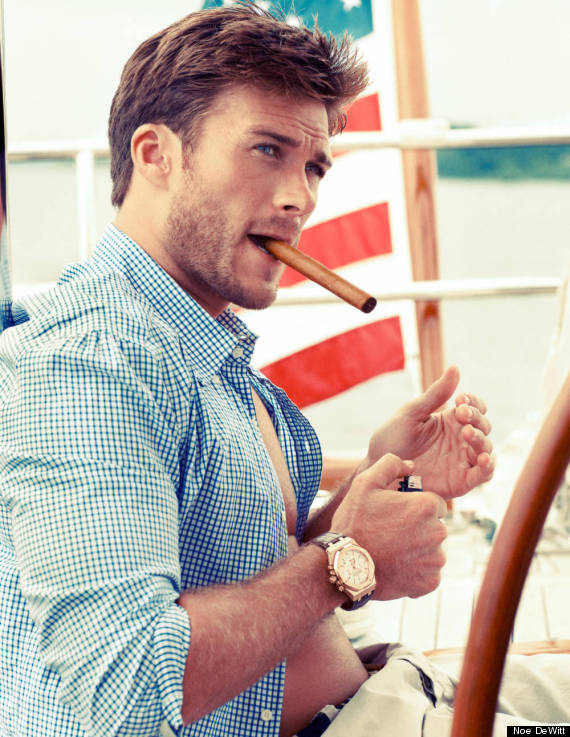 Scott Eastwood: Actor and model, son of Clint Eastwood. Scott is actually just one of 6 Eastwood children, almost all from different mothers.