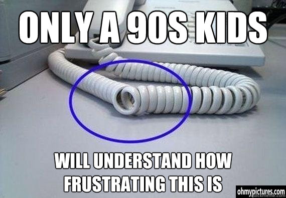 Phone cables.