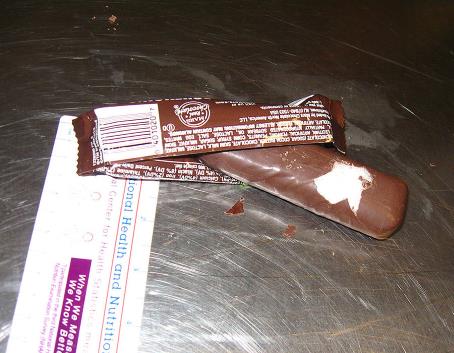 you take a brick of methamphetamine, you cover it in chocolate, re-seal the package, and try to get 45 of them to japan. as you do. might have been cocaine, reports vary