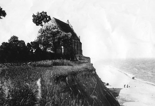 The church was officially closed in 1874, after the sea swallowed a nearby cemetery some years before.