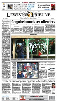 A blurry photo of a man stealing a wallet in a store ran on the bottom of the front page of the December 14, 2007, edition of Idahos Lewiston Tribune. Above it was an unrelated photo of a man painting a business. Readers noticed both men were wearing the same clothes and could be the same man and he was, leading to his arrest.