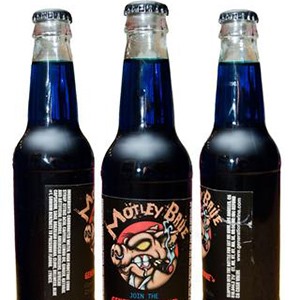 In 1997, Motley Crue released a soda called Motley Brue, which promised to turn urine blue. <a href= "http://www.mtv.com/news/1432427/mtley-cre-is-immortalized-in-soda/" target="_blank">Source</a>. 