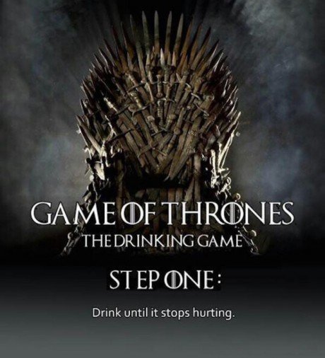 game of thrones sword throne - Game Of Thrones The Drinking Game Step One Drink until it stops hurting.