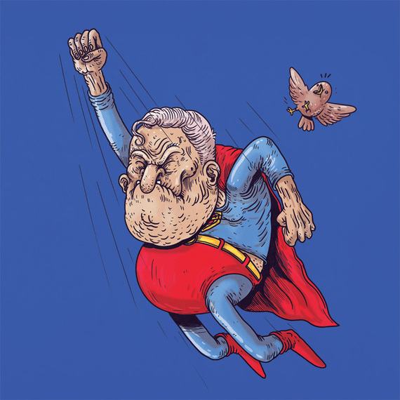 old superhero - od He