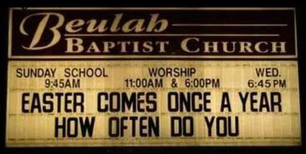 20 - Silly Church Signs