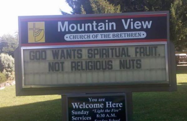 20 - Silly Church Signs