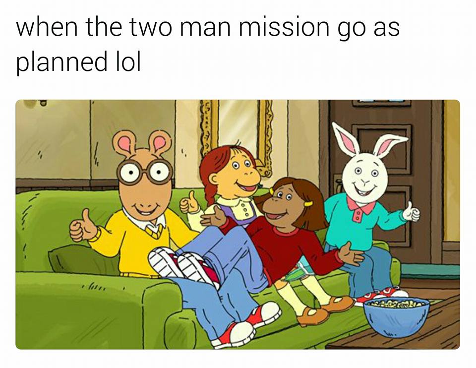 arthur show - when the two man mission go as planned lol Qudi