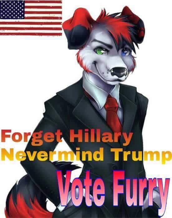 cringe furry - Forget Hillary Nevermind Trump Vote Fury