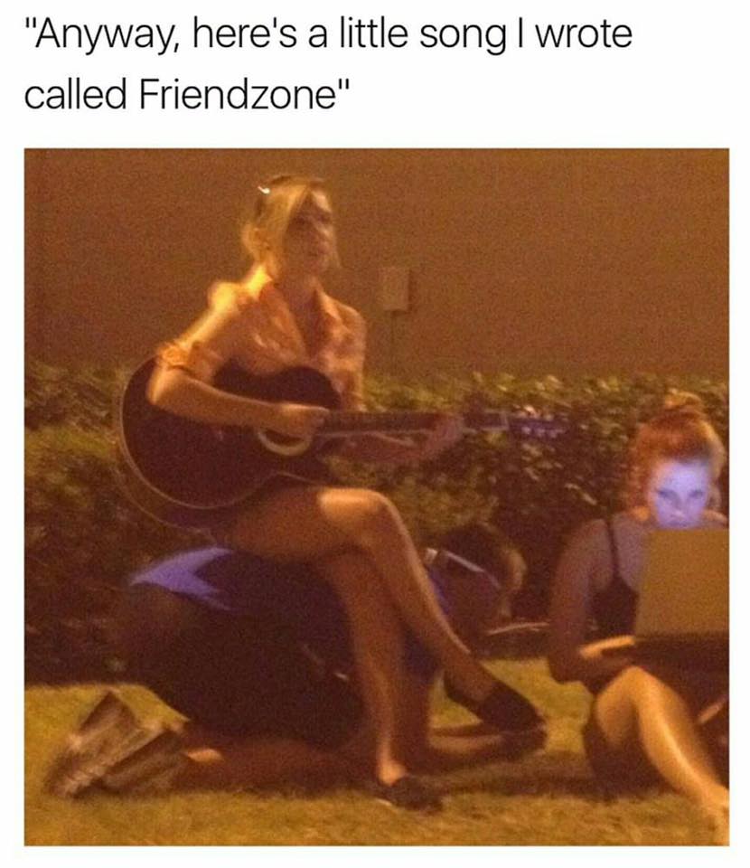 album cover - "Anyway, here's a little song I wrote called Friendzone"