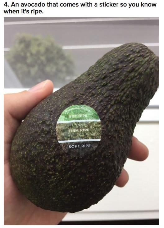 sticker on avocado - 4. An avocado that comes with a sticker so you know when it's ripe. Not Ripe Firm Ripe Soft Ripe
