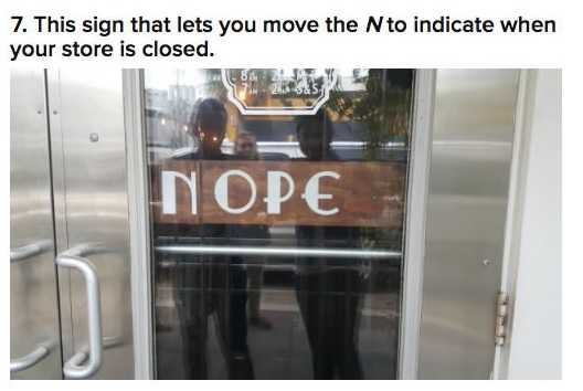 glass - 7. This sign that lets you move the Nto indicate when your store is closed. u86 Nop