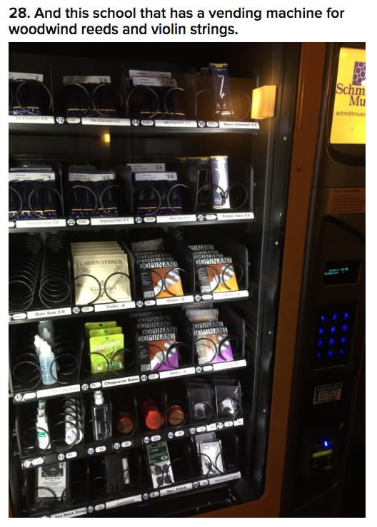 st olaf vending machine - 28. And this school that has a vending machine for woodwind reeds and violin strings. Schm Ded Onlasu Eiintare 10 Wina Ricanti Tomiinianu Ngu