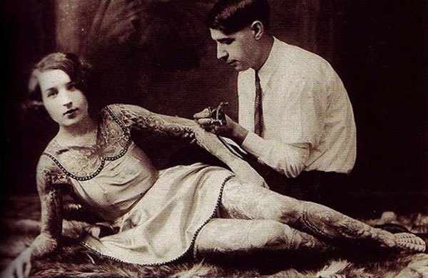 Tattoos in the early 1900s