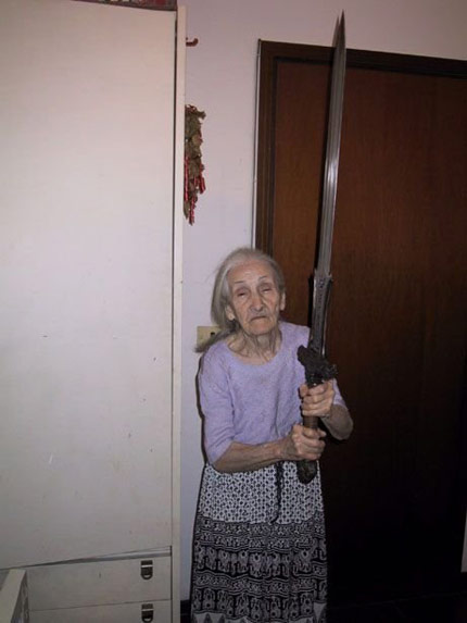 Im sure no one messes with this granny