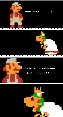 funny mario - Are You. . . ? Are You Wearing Her Face??!! Al