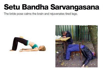 Drunk Yoga Positions