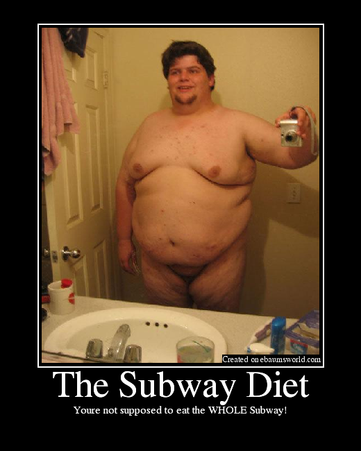 Youre not supposed to eat the WHOLE Subway!