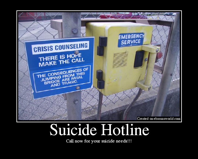 Call now for your suicide needs!!!
