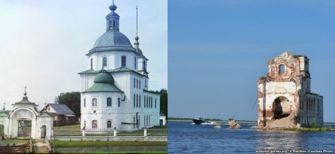 Russia - 100 years - Then and Now