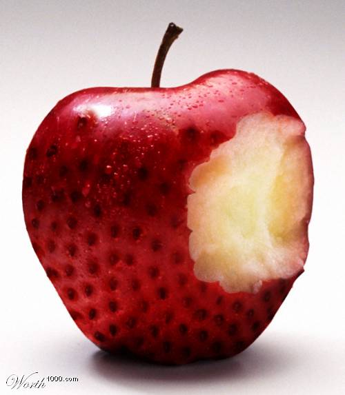 photoshop fruit android vs apple - Wasil 1000.com