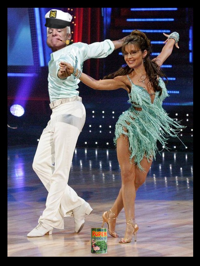 sarah palin dancing with the stars - Csi eseca Popey Spinach