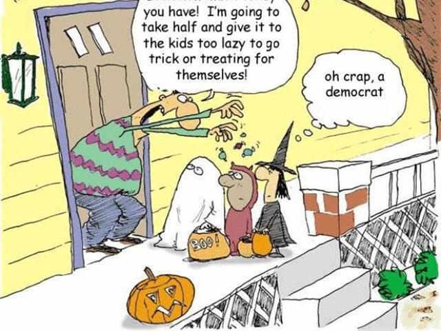 Damn democrats ruining Halloween!!!