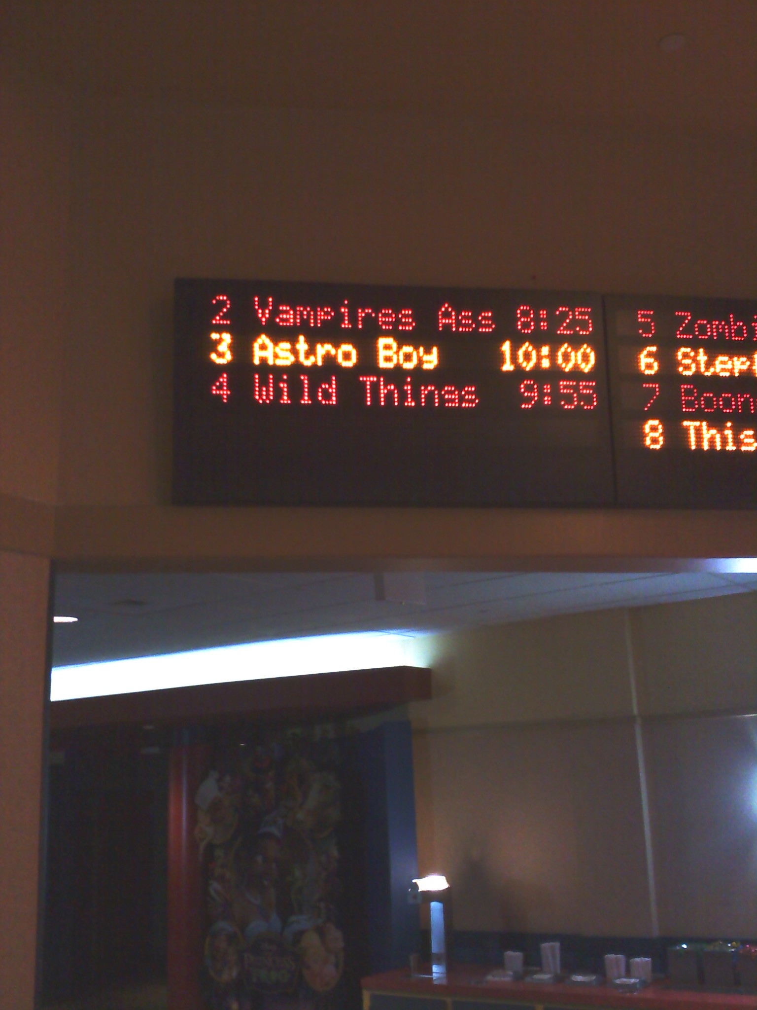 On my way to see The Boondock Saints II: All Saints Day, my friends and I noticed this sign...

