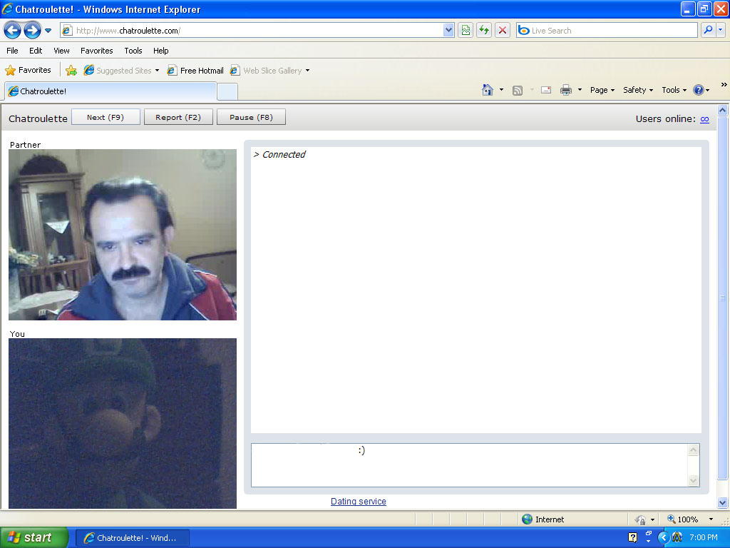 Mario and Luigi come face to face on Chatroulette!