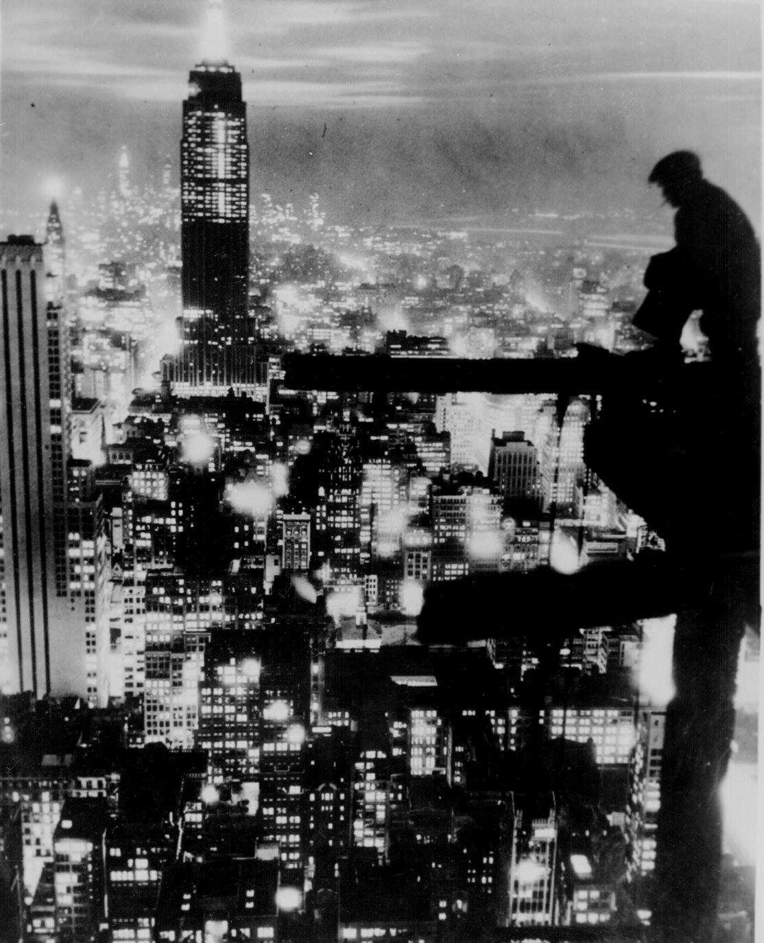 New York City at night-1935