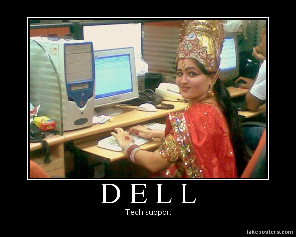 Dell's outsourcing support