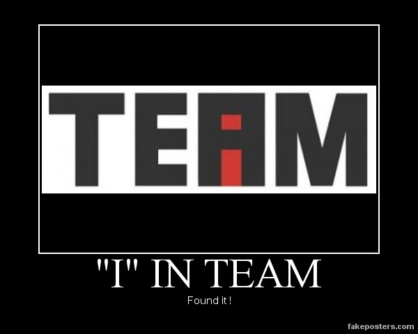 There IS an i in Team 