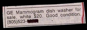 Dishwasher - Ge Mammogram dishwasher for sale, white $20. Good condition. 805523