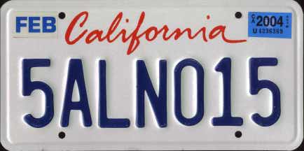 50 US State License Plates.