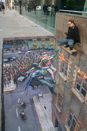 Awesome chalk painting by a top artist.