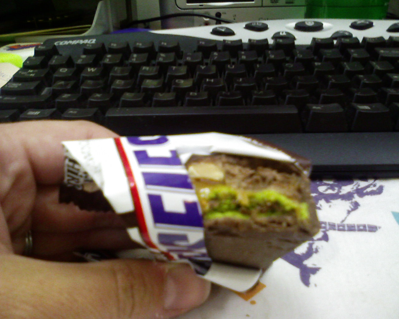 Take a bite of that Snickers bar, and then imagine what's inside lol Snickers: It's whats inside.... 