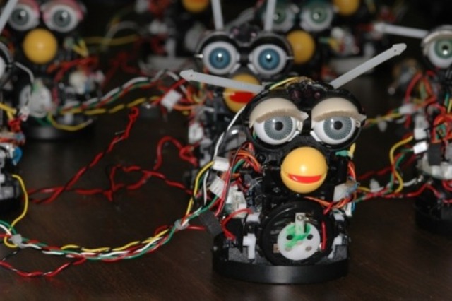 My army of battle modified furbies will get you
