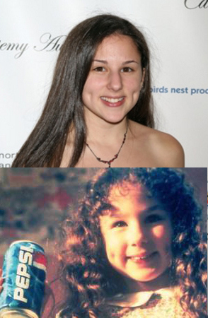 This is what the Pepsi girl looks like today. She's 19.
