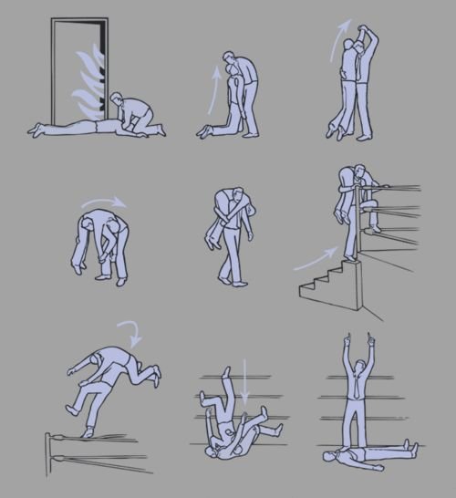 a Step by step on how to properly execute the Fireman's carry in times of emergency...