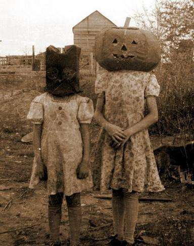 Creepy Vintage Halloween Photos...
