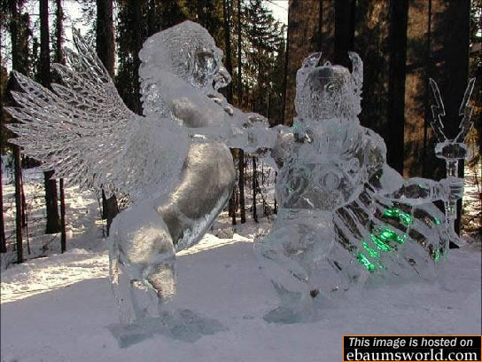 ice sculptures