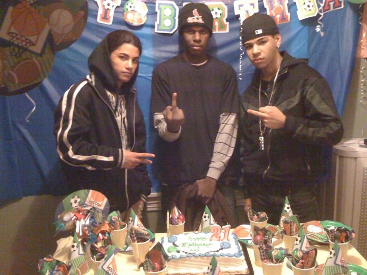 Nothing says gangsta like party hats.