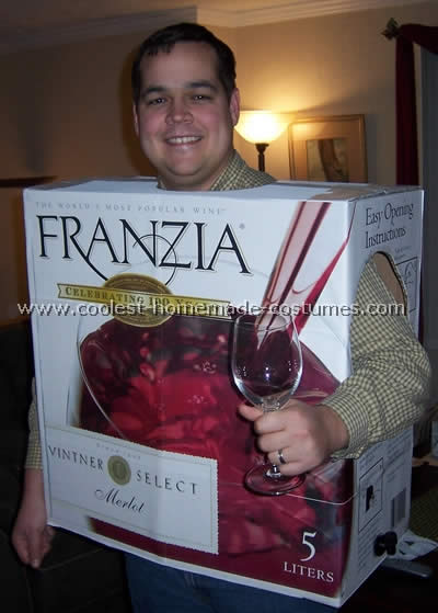 franzia wine halloween costume - Franzia Ex Opening Intrude > Celebre costumes.com Vintner Select Merlot Liters