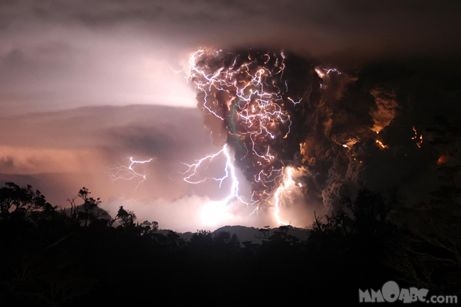 Chile Volcano Erupts With Ash and Lightning