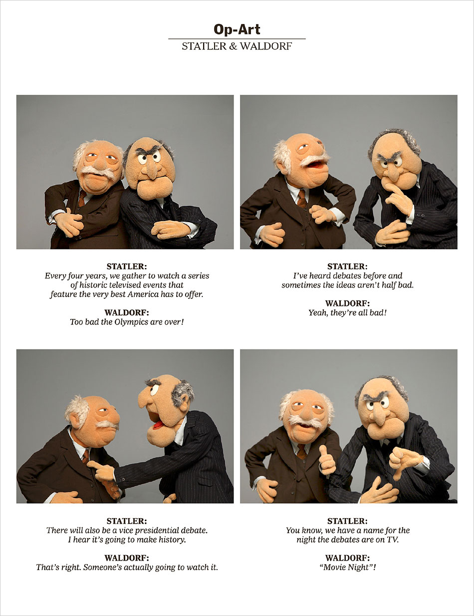 Statler and Waldorf tell it like it is.