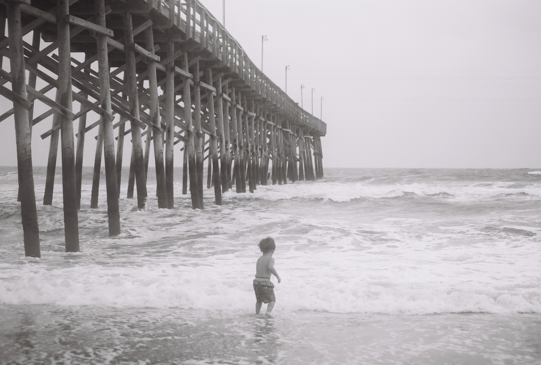 my son at the beach in NC a couple years ago