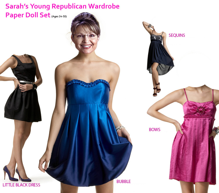 Sarah's using them to reach out to the young voters in the 2012 election.