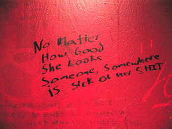 The truth about hotties lies above the potty.