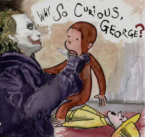 What happens when The Joker meets Curious George? 
