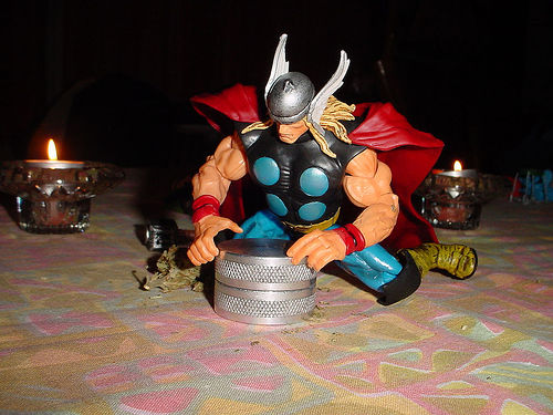 Thor Rolls A Fat One!